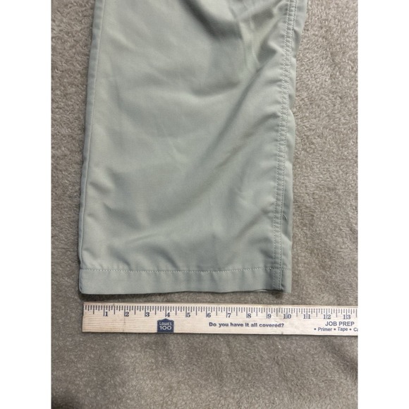 Vans Alder Relaxed Pants Women's 26‎ Beige Chino Pleated Front Wide Leg Skater - Picture 4 of 12